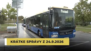 Krátke správy z 24.9.2026