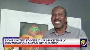 Lions United Sports Club Make Timely Contribution Ahead of Champs | TVJ Sports