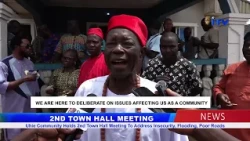Uhie Community Holds 2nd Town Hall Meeting To Address Insecurity, Flooding, Poor Roads