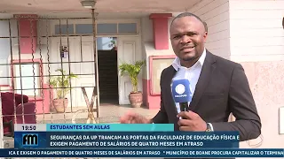 Guardas da UP trancam as portas da Faculdade de Educação Física e exigem pagamento de salários