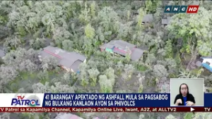 41 barangay apektado ng ashfall mula sa pagsabog ng Bulkang Kanlaon | TV Patrol