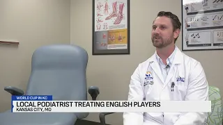 KC podiatrist helps England National Team put its best foot forward