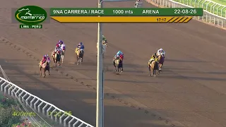 Hipódromo Monterrico - 9na Carrera 22  Agosto 26