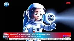 Toprağın altındaki süper kahraman!