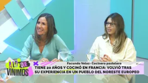 Tiene 20 años y cocinó en Francia: Volvió tras su experiencia en un pueblo del noreste Europeo