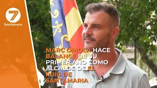 Marc Oriola takes stock of his first year as mayor of El Puig de Santa Maria