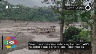 Search and rescue underway for over 1,400 missing people after Nepal-Tibet floods