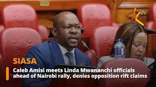 Caleb Amisi meets Linda Mwananchi officials ahead of Nairobi rally, denies opposition rift claims