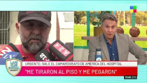 ? SALIÓ EL CAMARÓGRAFO DE AMÉRICA AGREDIDO POR LA POLICÍA DEL HOSPITAL