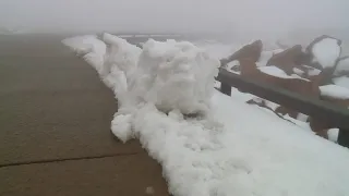 Tollgate officials closed road to Pikes Peak this morning due to snow