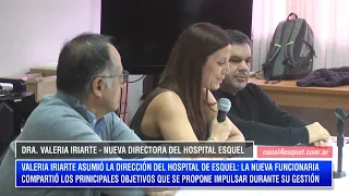 VALERIA IRIARTE - NEW DIRECTOR OF THE ESQUEL ZONAL HOSPITAL