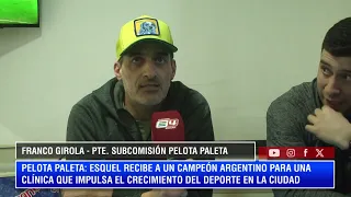 FRANCO GIROLA: PELOTA PALETA CLINIC IN ESQUEL