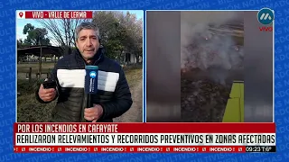 Cafayate: refuerzan los operativos para evitar que se reaviven los incendios