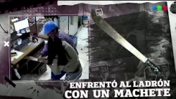 YOUNG WOMAN FIGHTS OFF ROBBER WITH A MACHETE #ElNotidelaGente