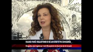 RAUNDI I PARË I REGJISTRIMEVE NË UNIVERSITETIN E SHKODRËS
