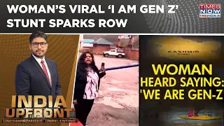 'I Am Gen Z' Stunt On Camera: Woman Stops Army's Vehicle, Viral Video Triggers Debate |INDIA UPFRONT