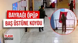 Öğrencilerin Bayrak Hassasiyeti Duygulandırdı! Çocuklar Türk Bayrağını Öptü | 04.02.2026