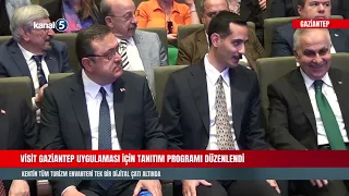 🔴  VİSİT GAZİANTEP UYGULAMASI İÇİN TANITIM PROGRAMI DÜZENLENDİ