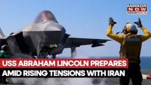 USS Abraham Lincoln Prepares In Arabian Sea Amid Rising Tensions With Iran Ahead Of Nuclear Talks