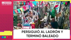 ECHÓ al LADRÓN, lo PERSIGUIÓ y terminó BALEADO #ElNotidelaGente