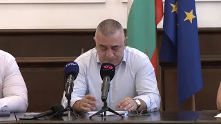 Пресконференция на кмета на община Сливен Стефан Радев