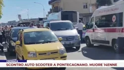 NEWS. CAR-SCOOTER CRASH IN PONTECAGNANO. 14-YEAR-OLD DIES