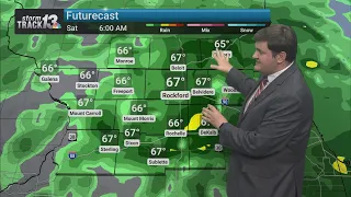 Heavy rain and thunder overnight