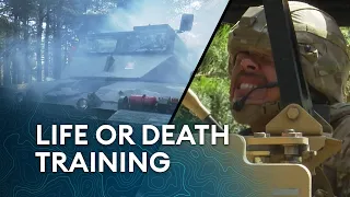 Seconds matter: British Army rescue teams put to the test
