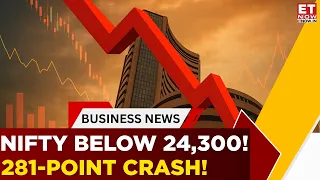 Closing Bell: Sensex Ends 281 Pts Lower; Nifty Below 24,300; Infosys, Sun Pharma Drop Up To 3%