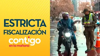 TRAFFIC ENFORCEMENT IN THE RAIN: How the storm front is unfolding in Santiago - Contigo en la Mañana