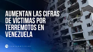 Death toll and number of missing persons rise following earthquakes in Venezuela