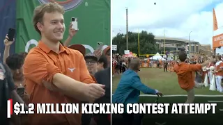 $1.2M ON THE LINE 🤯 Matthew McConaughey is PUMPED for Connor's expensive FGA | College GameDay