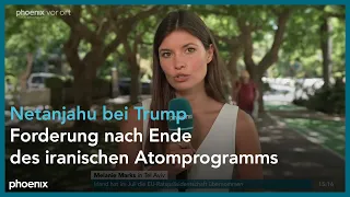 Melanie Marks aus Tel Aviv zum Besuch von Netanjahu bei Trump | 28.07.26