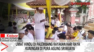 Umat Hindu di Palembang Rayakan Hari Raya Kuningan di Pura Agung Sriwijaya
