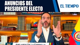 President-elect’s announcements regarding Bogotá, Barranquilla, and embassies | EL TIEMPO