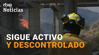 INCENDIO ALMERÍA | NUEVO FOCO de LLAMAS en LOS GALLARDOS | PREOCUPA el FLANCO OESTE | RTVE Noticias