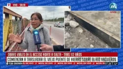 Después de 112 años, comienza el traslado del histórico puente de Vaqueros