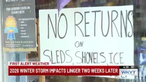 Hardware stores still struggling with salt shortages two weeks after winter storm