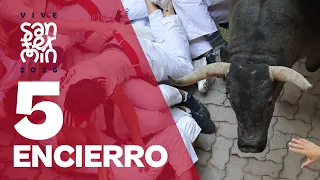 QUINTO ENCIERRO de San Fermín 2026 | Toros de José Escolar