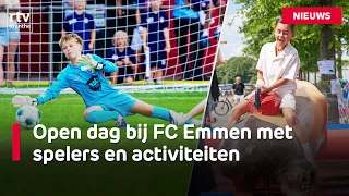 Foam party and other activities at the FC Emmen open house | RTV Drenthe