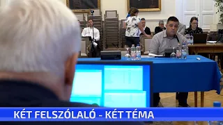 Két felszólaló - két téma