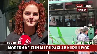 Modern and Air-Conditioned Bus Stops Are Being Installed