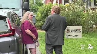 Bel Air woman rescued from burning home