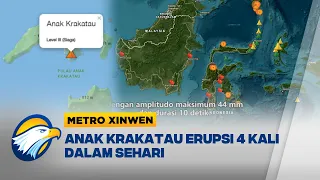 Metro Xinwen - Gunung Anak Krakatau Kembali Erupsi Berulang