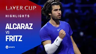 THRILLING BATTLE ⚔️ | Carlos Alcaraz vs Taylor Fritz | Day 2 | Laver Cup 2026 Extended Highlights