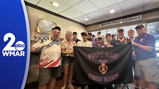 Orioles and RBR Technologies honor Purple Heart veterans at Camden Yards