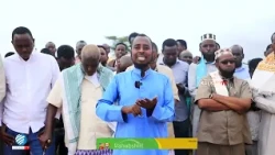 Bulshada ku dhaqan Xaafadda Shimbiroolle waaxda 5-aad ee dagmada kaxda oo cabasho ka ah dhulboob..