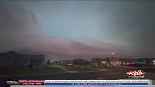 Storms moving across KELOLAND, causing damage