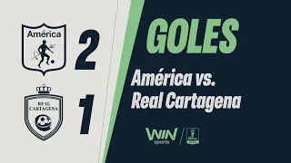 América vs. Real Cartagena (goals) | 2026 Copa BetPlay Dimayor | Phase 1B - First Leg