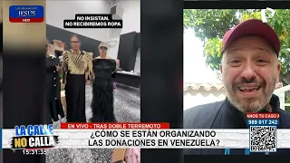 Homeless after the earthquake in Venezuela: families take refuge in tents in La Guaira